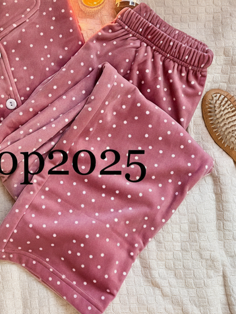 Pink Dotted pants
