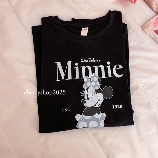 ‏Oversized تيشيرت نص كم Minnie Mouse
