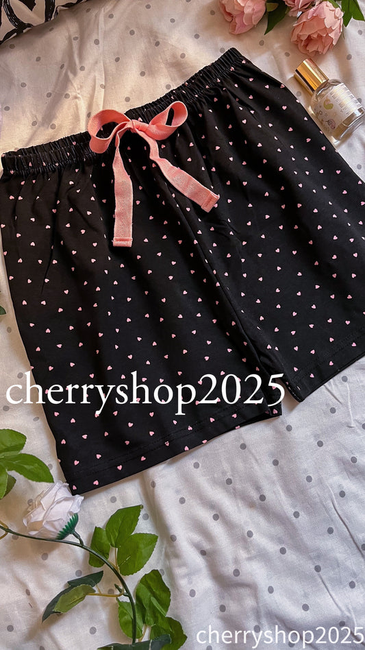 Black Hearts Shorts