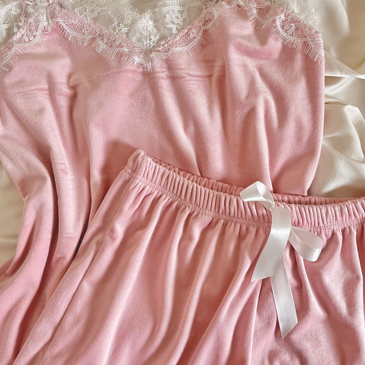 Baby rose short set