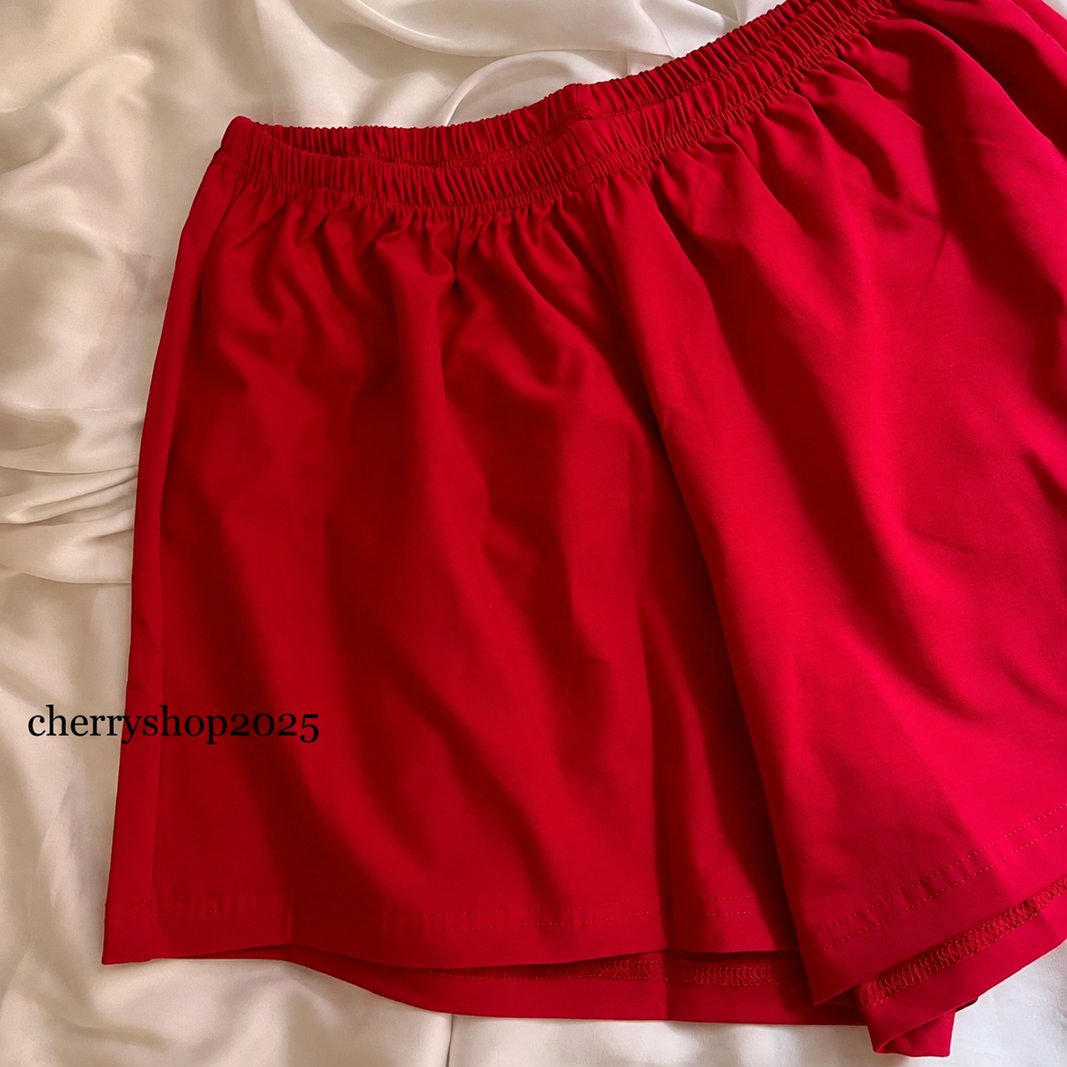 Plain Red Shorts
