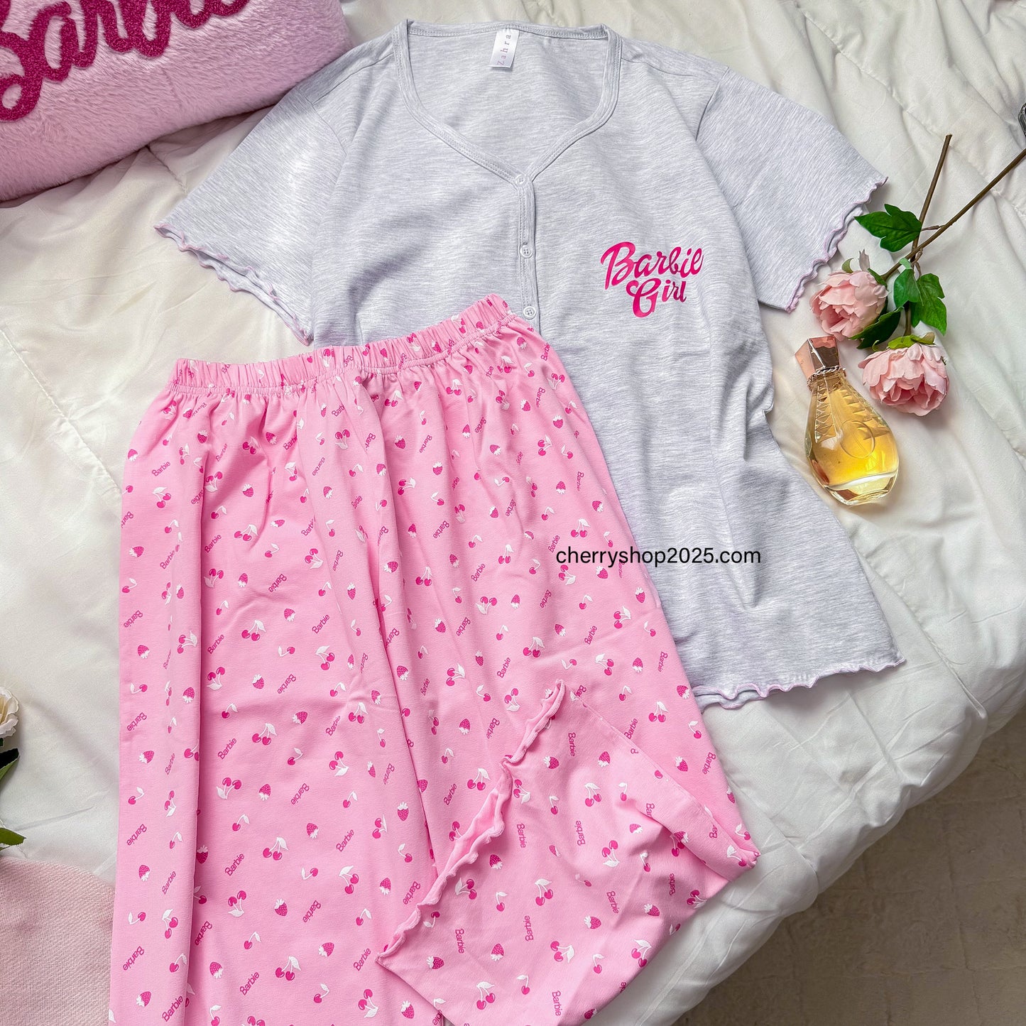 Barbie Girl بيجامة برمودا