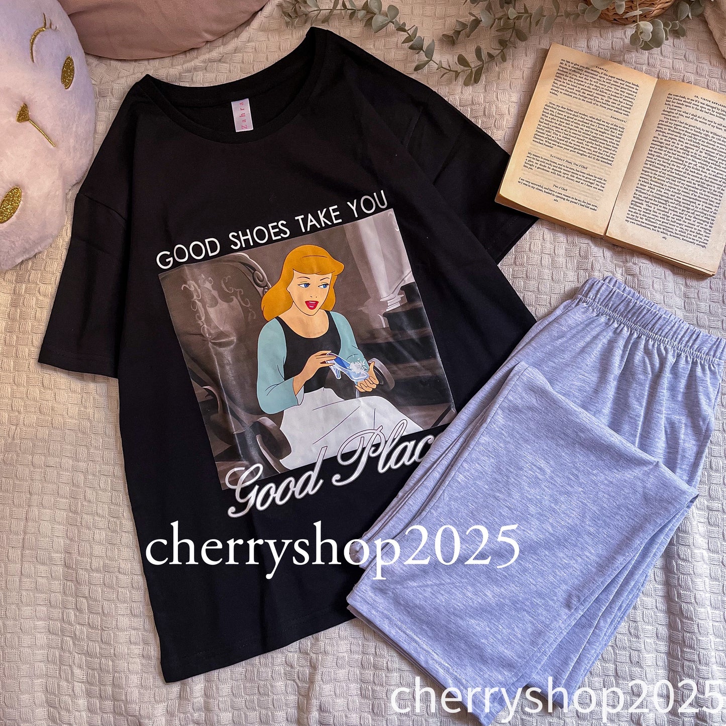 Cinderella’s Shoes Pj بيجامة نص كم