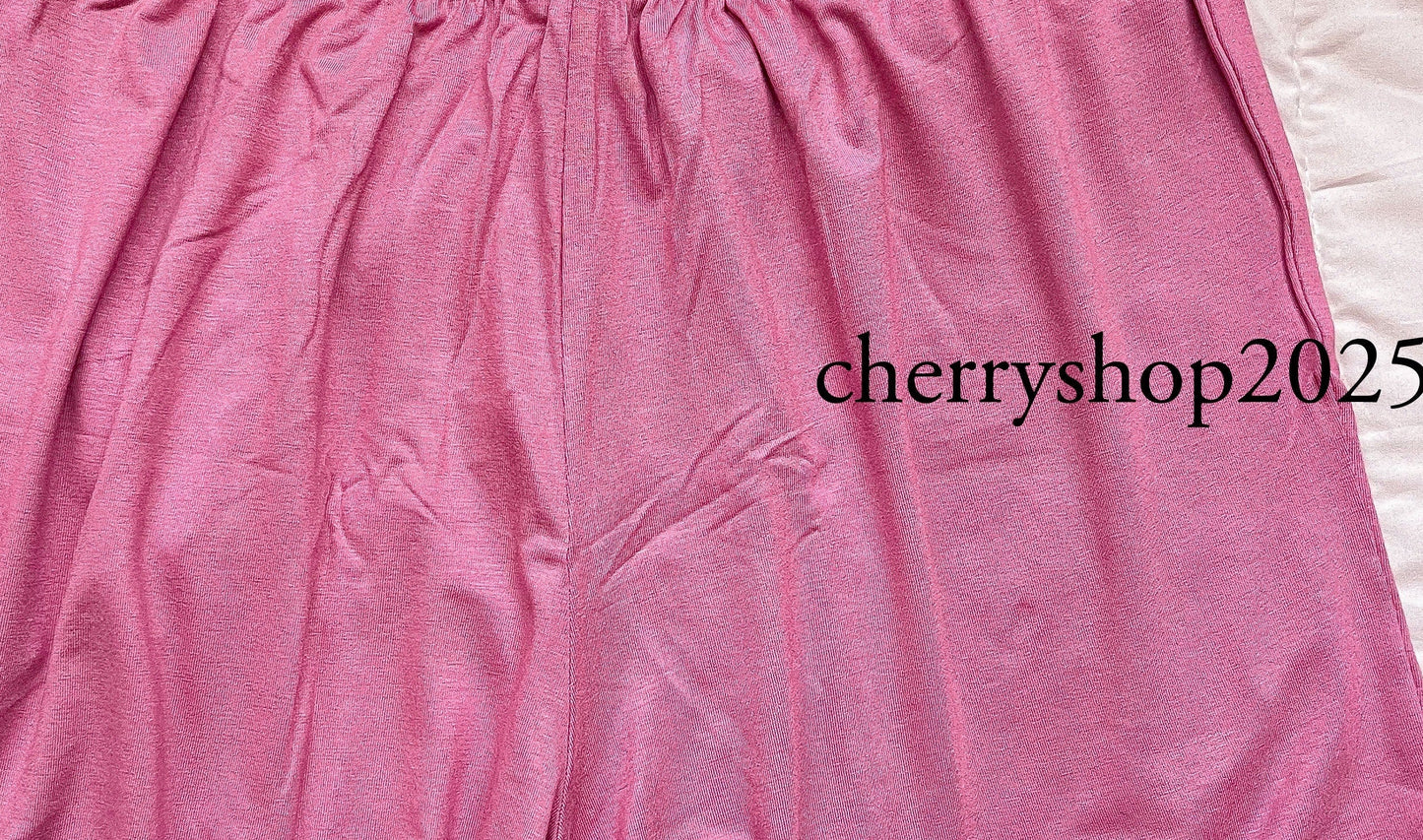 Pink plain shorts