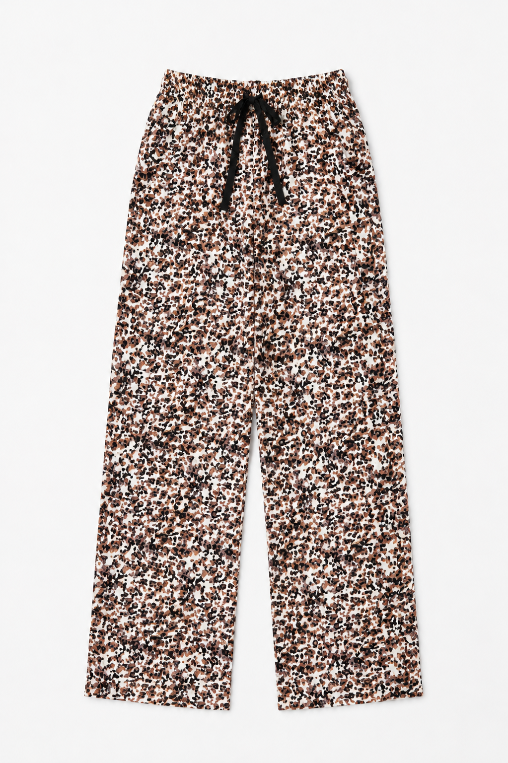 Cotton tiger print pants
