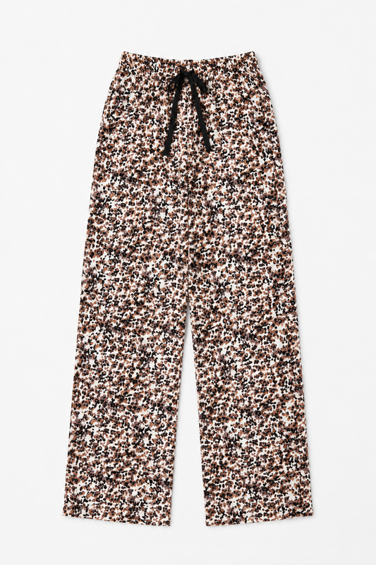 Cotton tiger print pants