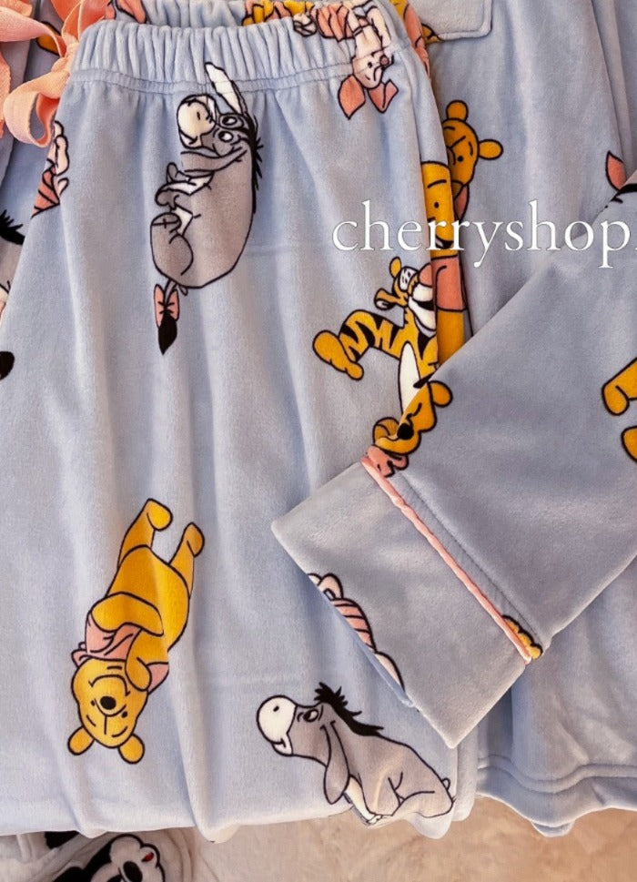 Blue Winnie the Pooh بنطلون فقط