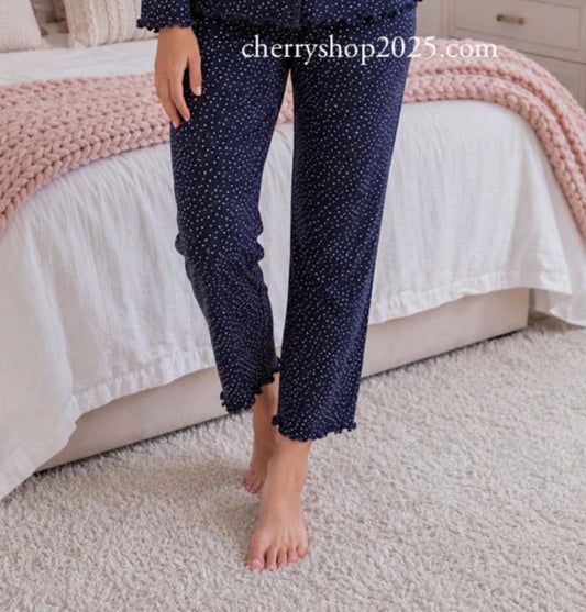 Blue Little Hearts بنطلون فقط